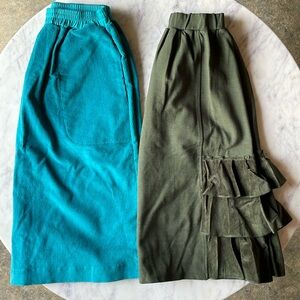 NWOT 2 Girls Free Spirit Skirts Size 14